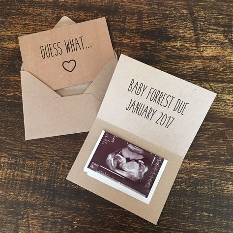 Printable Pregnancy Announcement